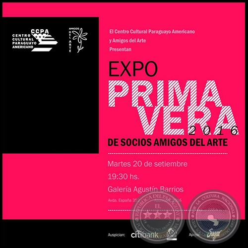 Expo PRIMAVERA 2016 - Obra de Stella Martino - Martes 20 de setiembre de 2016